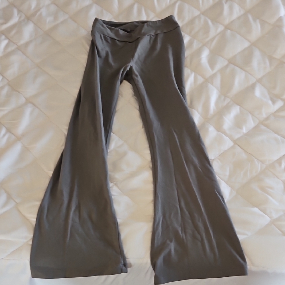 Stylish Gray Flared Pants